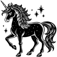 T-shirt Design Vector Dancing Unicorn isolated on white- Vector - Vector art - Vector illustration - Vector design - Latest Vector - Ultimate Vector - Premium Vector - Vector pro