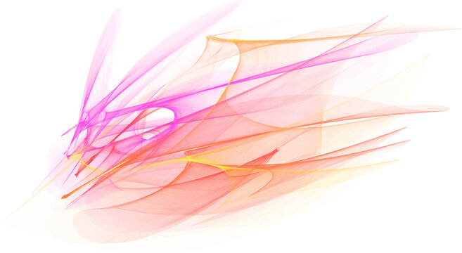 Colored wavy lines - Transparent Overlay