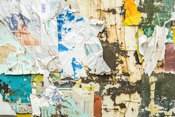 torn paper collage texture