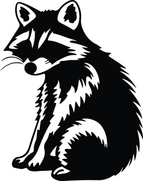 raccoon silhouette