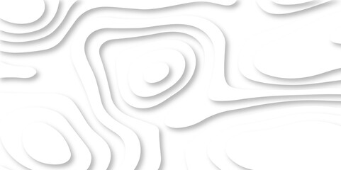 Vector topographic Gray and white wave Seamless abstract white papercut background 3d realistic design use for ads banner and advertising print design 3d topography relief.