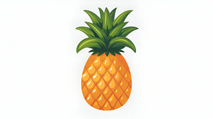 Pineapple clipart, pineapple vector illustration, pineapple clipart juice, premium ananas logo, pineapple template, fresh ananas isolated on white 