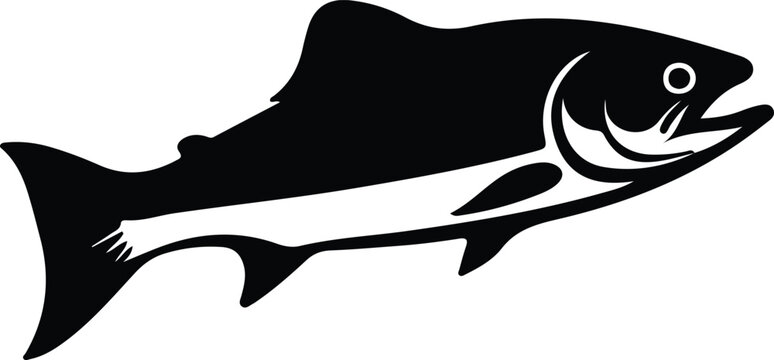 salmon silhouette