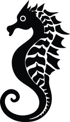 Fototapeta premium seahorse silhouette