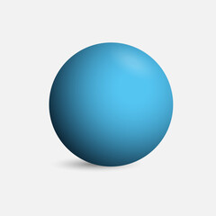 abstract blue sphere