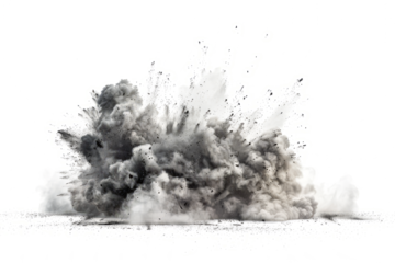 Dust Bombs on white background