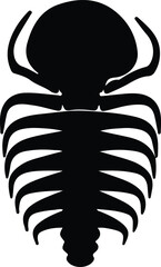 Trilobite silhouette