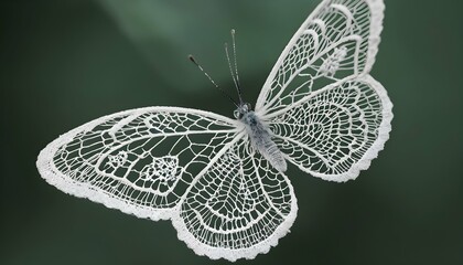 A-Butterfly-With-Wings-Resembling-Delicate-Lace-