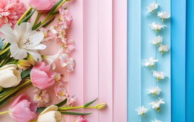 Obraz premium Newborn, maternity and child background