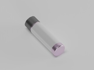 Body spray bottle 3d illustration with white background  
