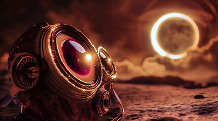 Eclipse of the sun from an alien world
