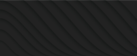 black asbstract background with graded lines