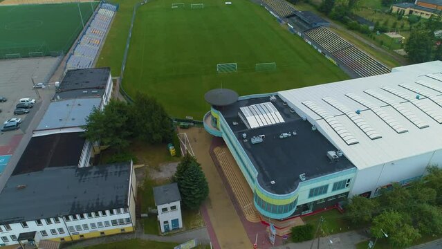 Unia Stadium Skierniewice Stadion Aerial View Poland