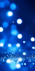 Obraz premium Electric Sky blue Dynamic Bokeh Background