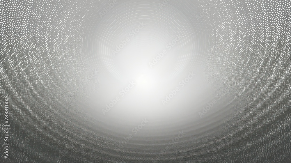 Poster circular design in shades of white and gray on a textured background. generative ai