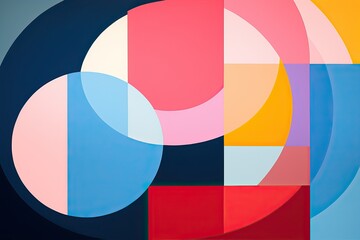 Obraz premium Multicolored abstract painting featuring a variety of vibrant hues and dynamic brushstrokes creating a lively composition. Generative AI