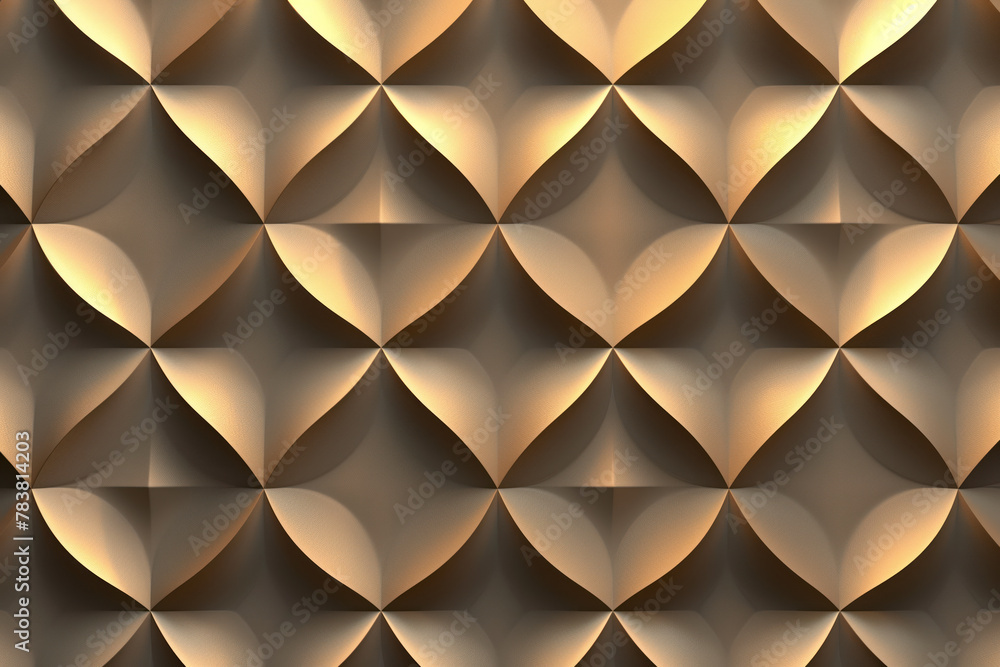 Poster an abstract 3d pattern. background image. created with generative ai technology.