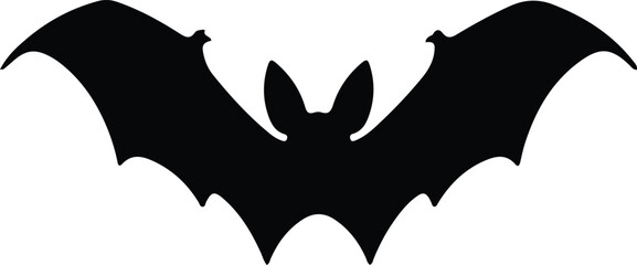 vampire bat silhouette - obrazy, fototapety, plakaty