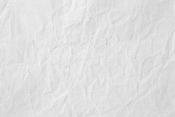 White macro crumpled paper texture