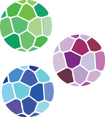 Abstract colorful mosaic background vector