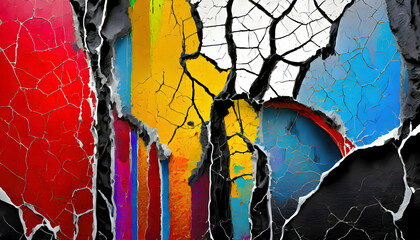 crack color of a wall, transforming imperfections into captivating visual elements