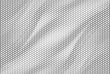 Triangle Shapes Vector Abstract Geometric Technology Oscillation Wave Isolated on Light Background. Halftone Triangular Retro Simple Pattern. Minimal 80s Style Dynamic Tech Wallpaper	