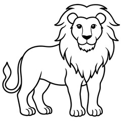 lion cartoon illustration