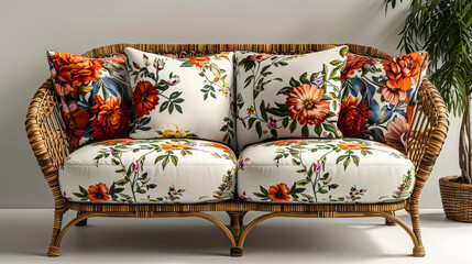 Vintage-inspired 3D render of an antique pillow design with ornate detail