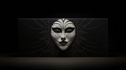 Obraz premium Mask in dark