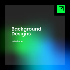 Social media frame isolated template. Colorful social media interface.