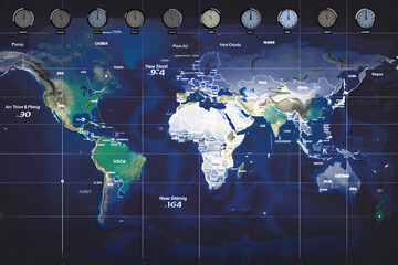 Visual Guide to New Zealand's Time Zone and Relative Global Time Differences