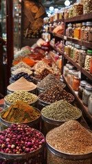 A spice bazaar at the edge of a wormhole