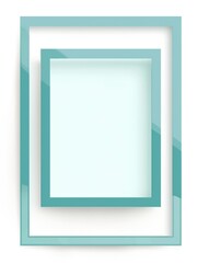Glass texture border material