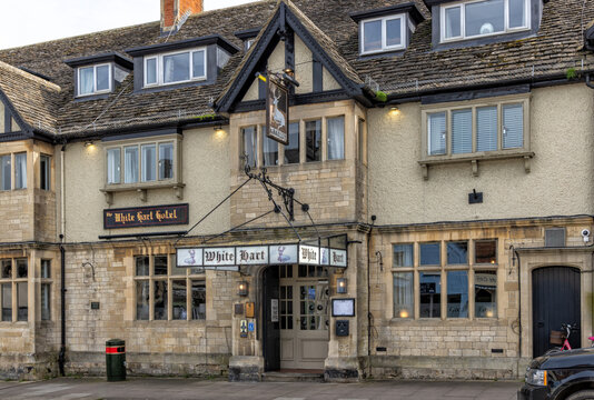 The White Hart Hotel in Cricklade, Wiltshire, United Kingdom