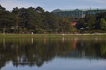 lake in Da Lat city