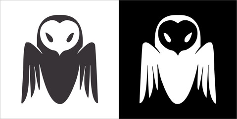 Illustration vector graphics of owl icon