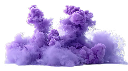 Purple Smoke Isolated