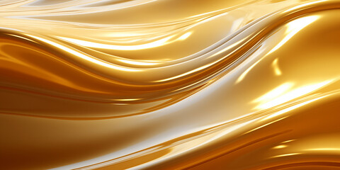 Golden metal surface pattern. Yellow gold texture background. Luxury risch style wallpaper. Digital artistic artwork raster bitmap illustration. Graphic design art. AI artwork.