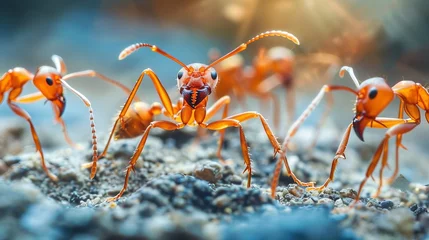 Fotobehang Ant World: Intriguing Images of Industrious Insects © luckynicky25