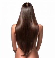 Lustrous Locks of Elegance: A Timeless Portrait of Hair Splendor