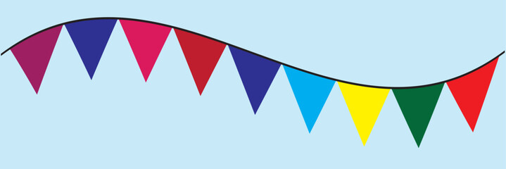 Obraz premium Mexican papel picado paper cut holiday flags and banners. Day of the Dead, Dia De Los Muertos and Cinco de Mayo flags with. isolated on a white background.eps10