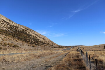 Landscape in the mountains in New Zealand