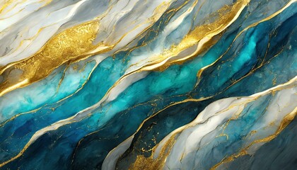Blue background marble abstract texture pattern gold watercolor gray white dark paint green luxury. Background silver blue marble ombre wall color canvas fluid ink gradient water concrete wash art
