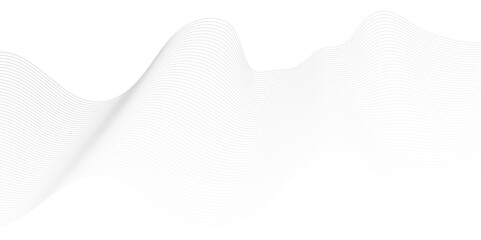 Abstract white digital blend wave lines and technology background. Modern white flowing wave lines and glowing moving lines. Futuristic technology and sound wave lines background.