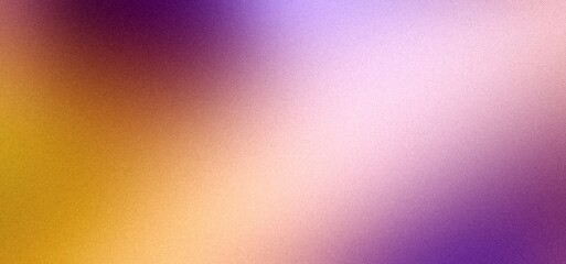 Purple yellow Magenta orange , template empty space , grainy noise grungy texture color gradient rough abstract background shine bright light and glow
