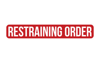 Restraining Order Rubber Stamp Seal Vector