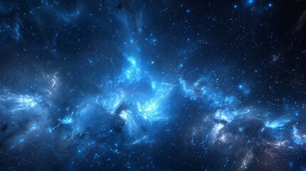 Obraz na płótnie Canvas night sky blue space background