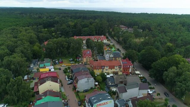 Beautiful Landscape Lukecin Piekny Krajobraz Aerial View Poland