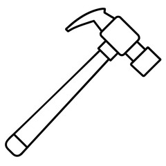 hammer isolated on white