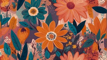 pattern with flowers